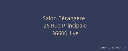 Salon Bérangère