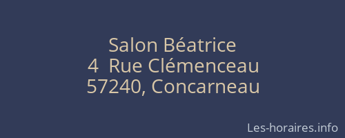 Salon Béatrice
