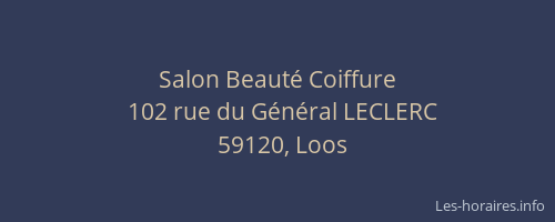 Salon Beauté Coiffure