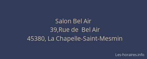 Salon Bel Air