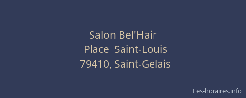 Salon Bel'Hair