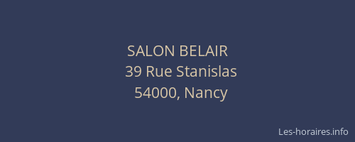 SALON BELAIR