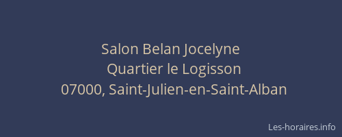 Salon Belan Jocelyne