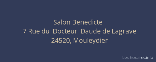 Salon Benedicte