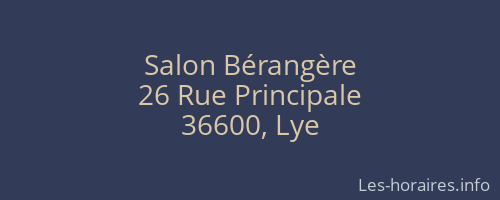 Salon Bérangère