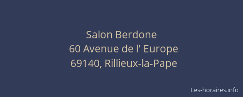Salon Berdone