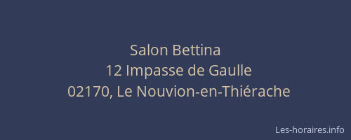 Salon Bettina