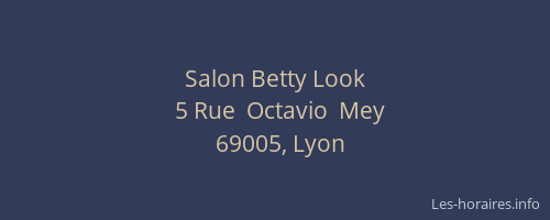 Salon Betty Look