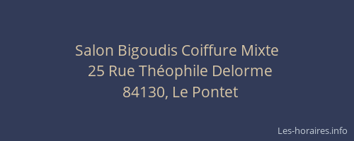 Salon Bigoudis Coiffure Mixte