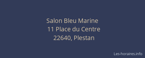 Salon Bleu Marine