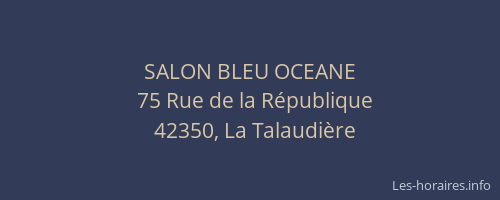 SALON BLEU OCEANE