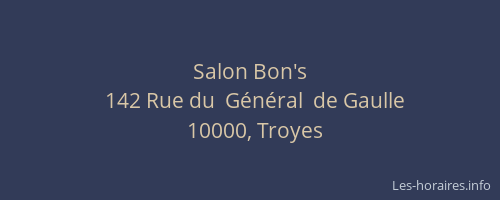 Salon Bon's