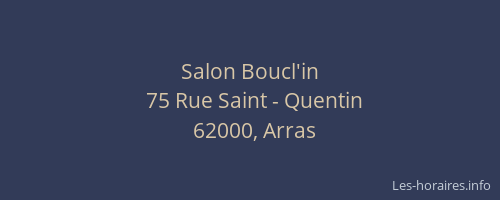 Salon Boucl'in