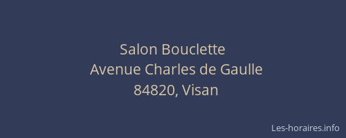 Salon Bouclette