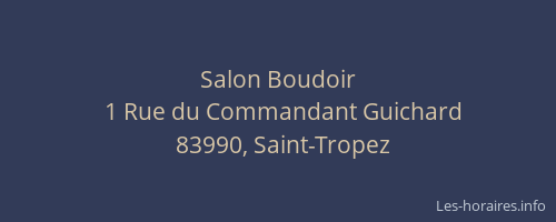 Salon Boudoir