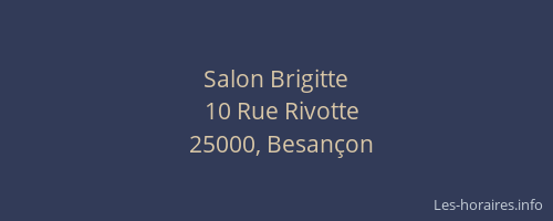Salon Brigitte