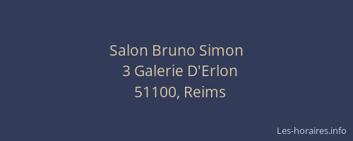 Salon Bruno Simon