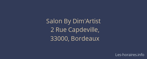 Salon By Dim'Artist