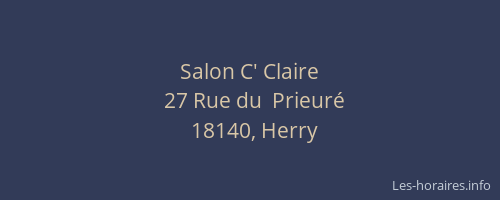 Salon C' Claire