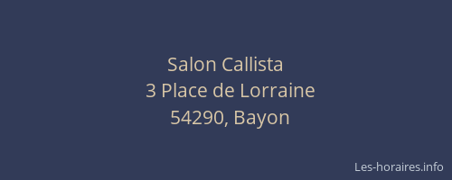 Salon Callista