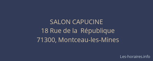 SALON CAPUCINE