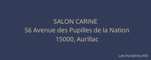 SALON CARINE