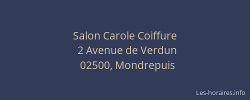 Salon Carole Coiffure