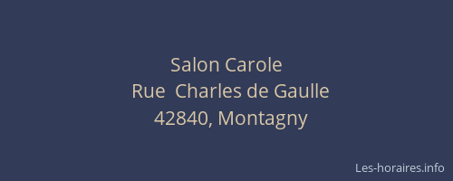 Salon Carole
