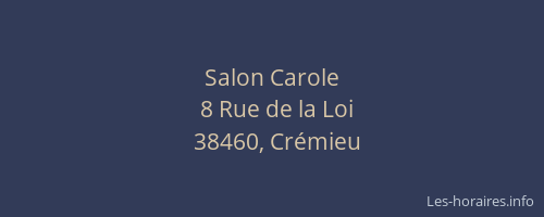 Salon Carole