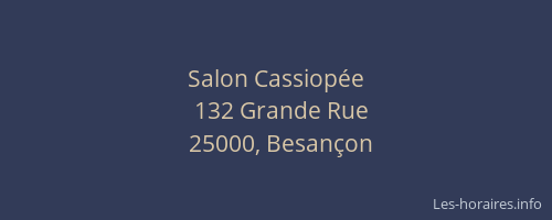 Salon Cassiopée