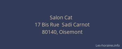 Salon Cat