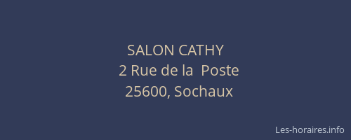SALON CATHY