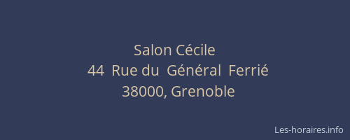 Salon Cécile