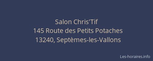 Salon Chris'Tif