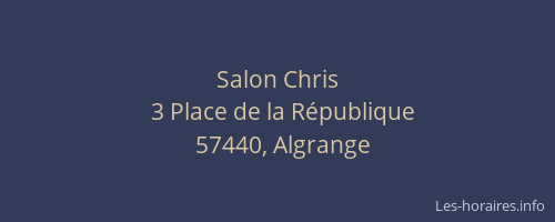 Salon Chris