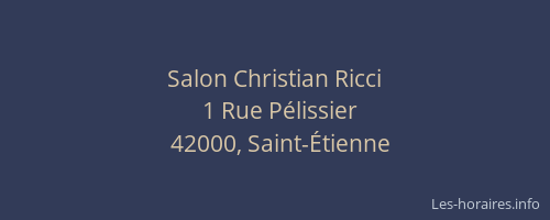 Salon Christian Ricci