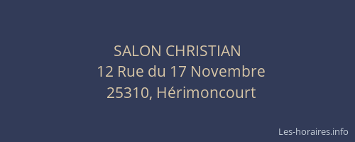 SALON CHRISTIAN