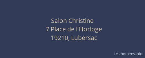 Salon Christine
