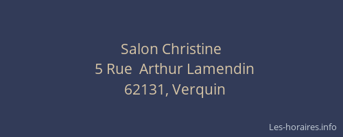 Salon Christine