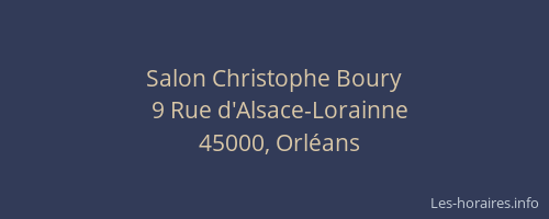 Salon Christophe Boury