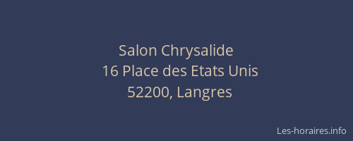 Salon Chrysalide