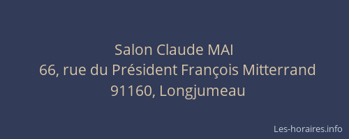 Salon Claude MAI