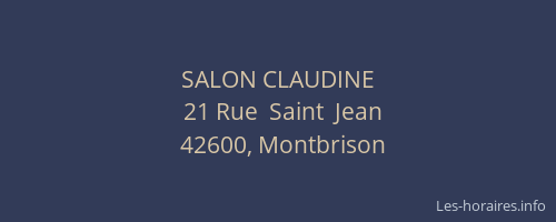 SALON CLAUDINE