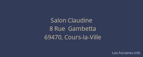 Salon Claudine