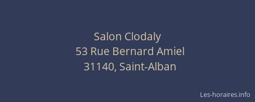 Salon Clodaly