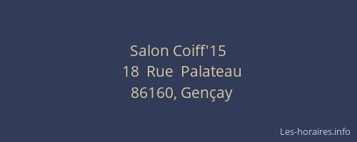 Salon Coiff'15