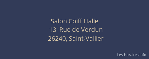 Salon Coiff Halle