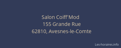 Salon Coiff'Mod