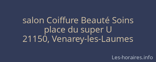 salon Coiffure Beauté Soins