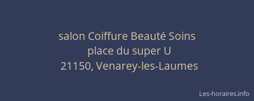 salon Coiffure Beauté Soins